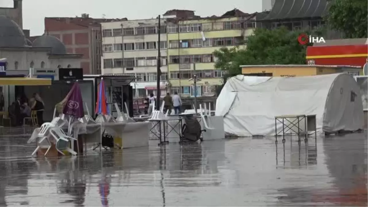 Malatya'da Sağanak ve Dolu Yağışı Etkili Oldu