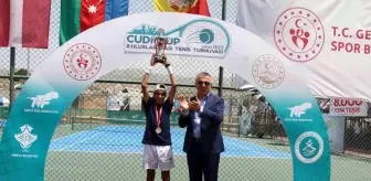 Şırnak'ta düzenlenen 2. Uluslararası Cudi Cup Tenis Turnuvası sona erdi