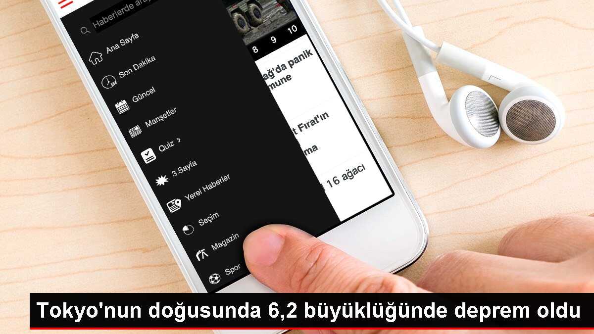 Tokyo'nun doğusunda 6,2 büyüklüğünde deprem oldu