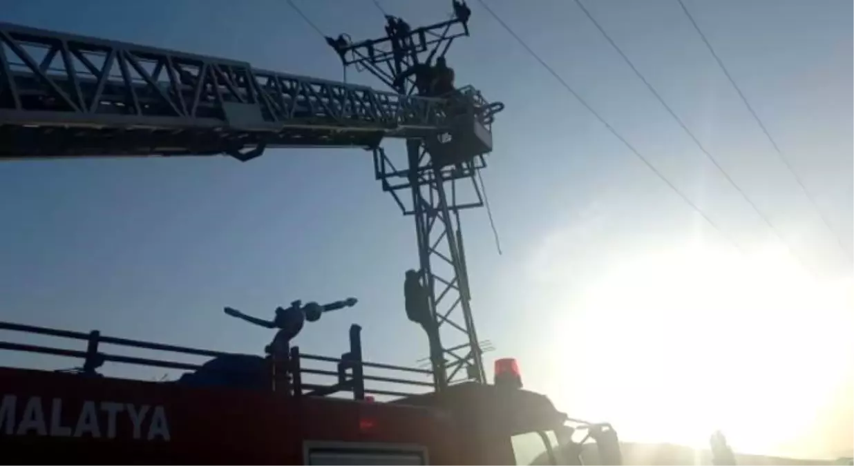 Yüksek gerilim hattında akıma kapılarak yaralandı