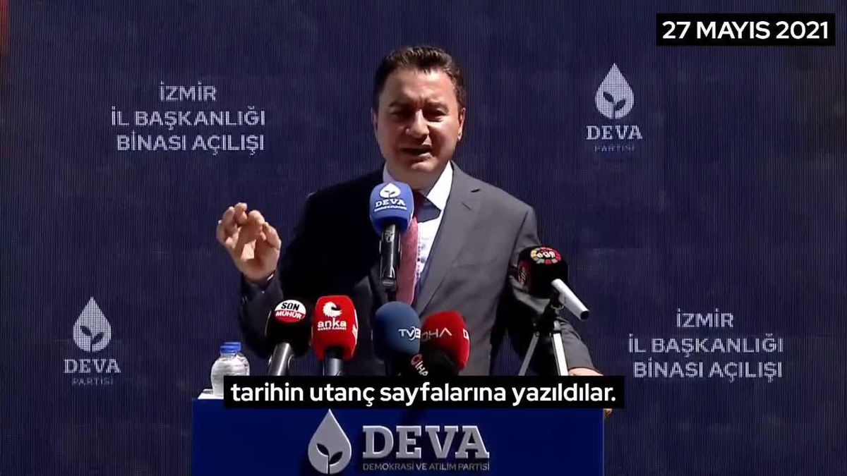 DEVA Partisi lideri Ali Babacan 27 Mayıs darbecilerini kınadı