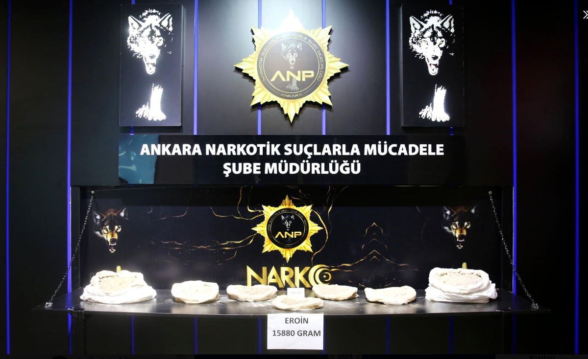 Ankara'da 15 Kilo Eroin Ele Geçirildi