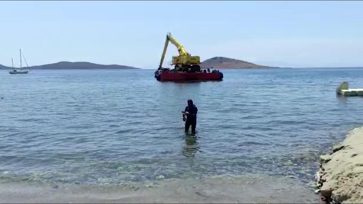 Bodrum'da deniz çayırlarına zarar veren çalışma durduruldu