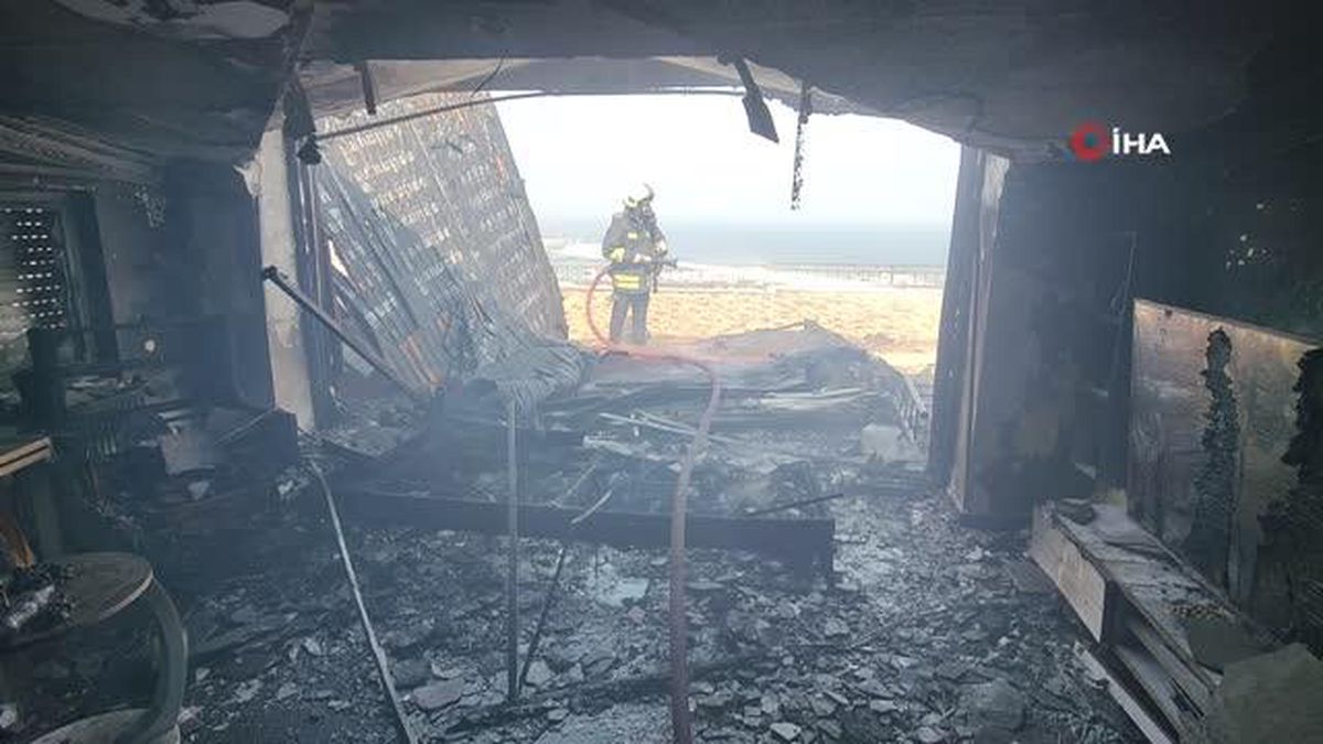Elinde sigarayla uyuya kaldı, çıkan yangında yaralandı