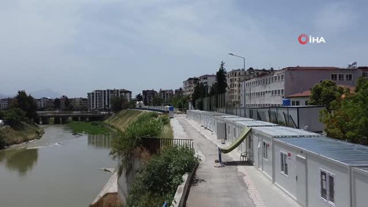 Hatay'da seçim konteynerleri Cumhurbaşkanlığı 2. turu için hazır
