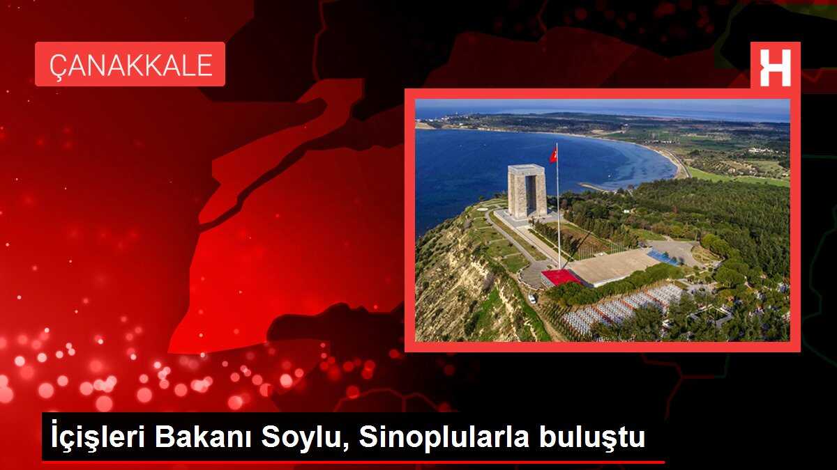 İçişleri Bakanı Soylu, Sinoplularla buluştu