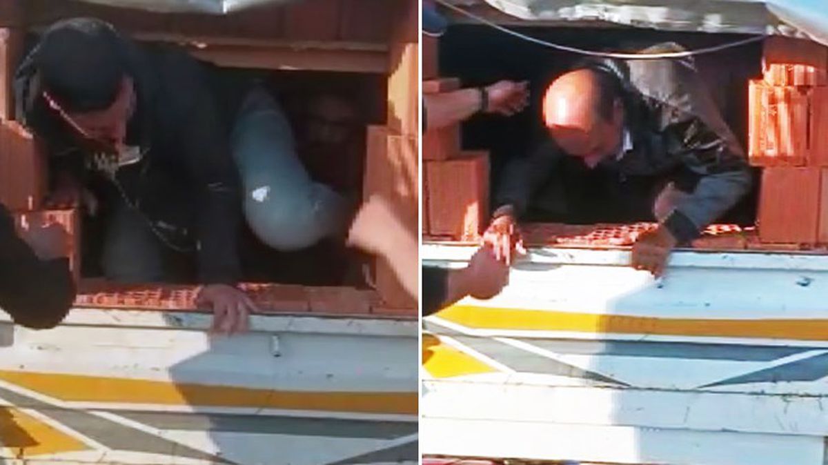 Kamyon kasasında tuğla kamuflajlı göçmen kaçakçılığı! 2 kişi tutuklandı
