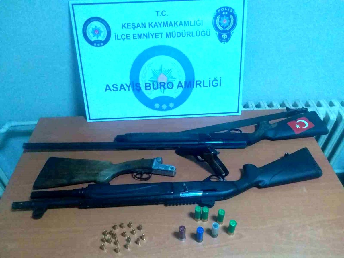 Keşan'da Silahlı Kavga: 2 Tutuklama