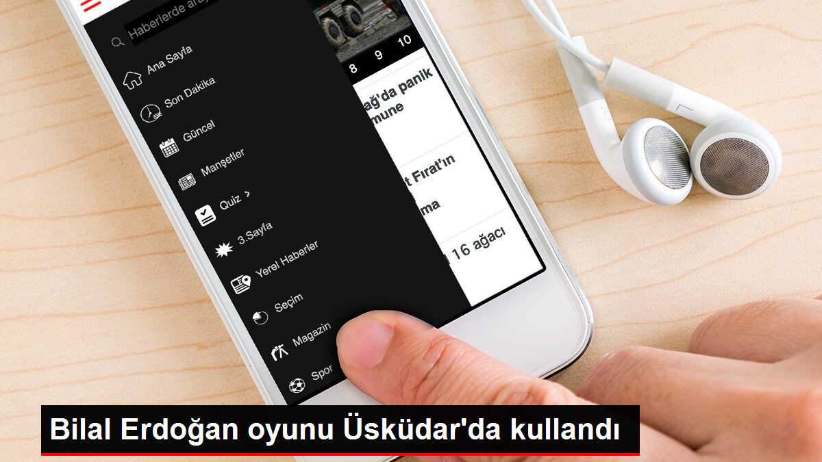 Bilal Erdoğan oyunu Üsküdar'da kullandı