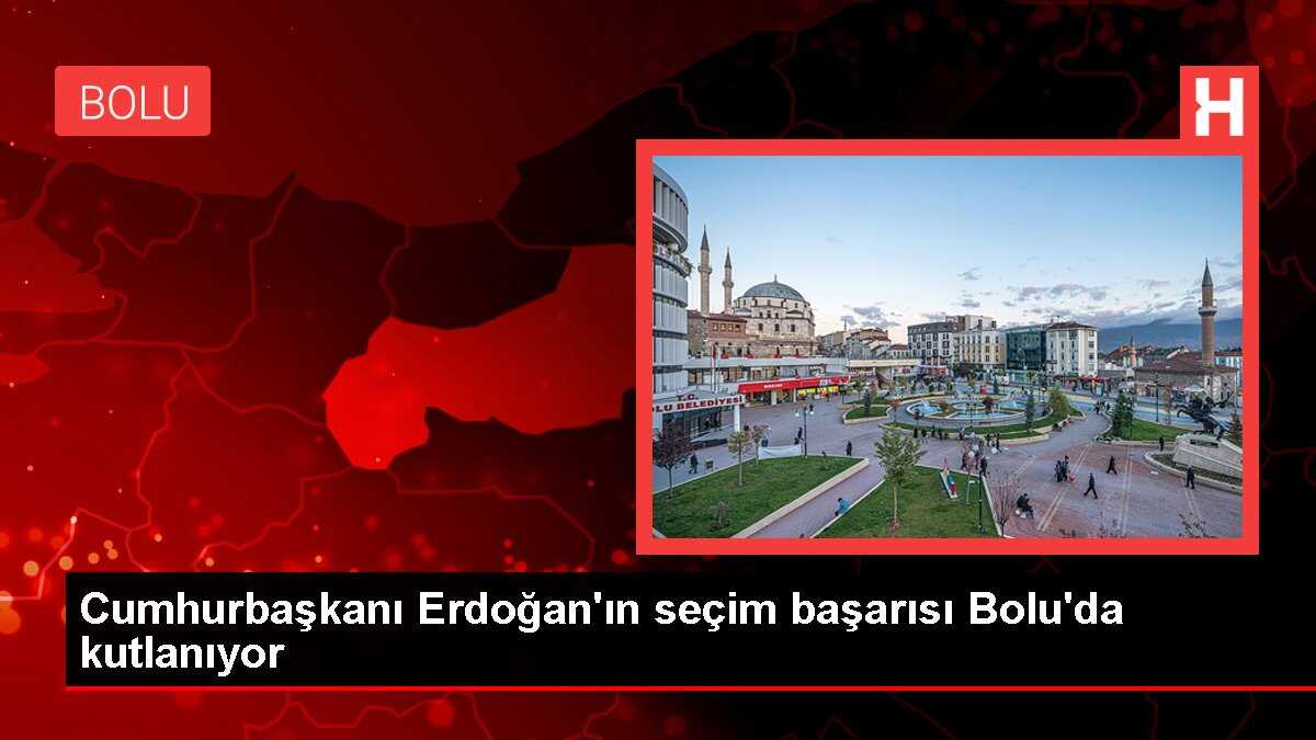 Cumhurbaşkanı Erdoğan'ın seçim başarısı Bolu'da kutlanıyor