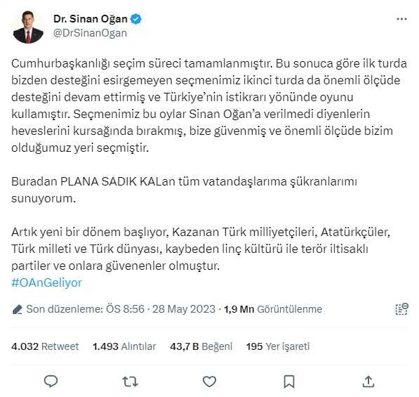 Cumhurbaşkanlığı 2. tur seçimi | Canlı takip