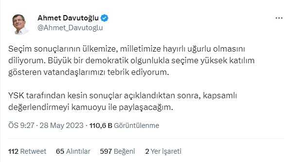 Cumhurbaşkanlığı 2. tur seçimi | Canlı takip