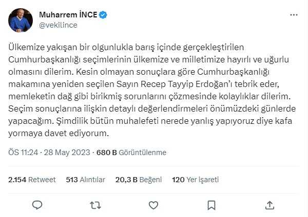 Cumhurbaşkanlığı 2. tur seçimi | Canlı takip