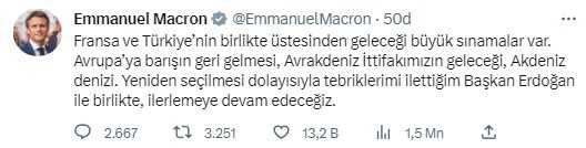 Dünya liderleri Erdoğan'ın seçim zaferini tebrik etti! İki liderden Türkçe mesaj var