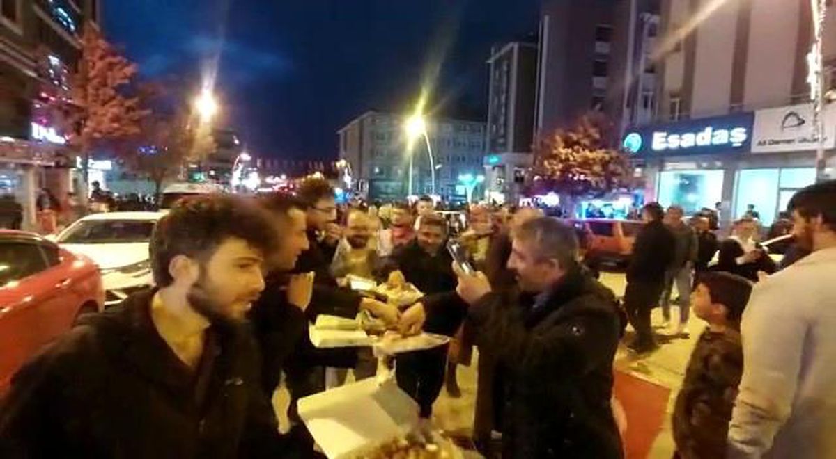 Erzurum'da Erdoğan Sevinci
