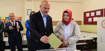 Oy kullanan İçişleri Bakanı Süleyman Soylu'dan uyarı: Kolluk güçleri hariç silah taşımak yasak