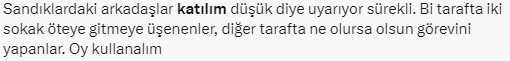 Katılım oranı düşük mü? Oy kullanmaya giden herkes aynı detaya dikkat çekiyor