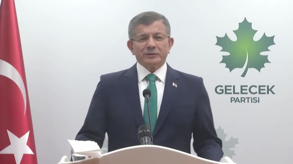 Ahmet Davutoğlu'ndan seçim açıklaması