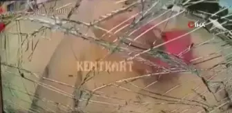 Erzurum'da bir kişinin hayatını kaybettiği kaza kamerada
