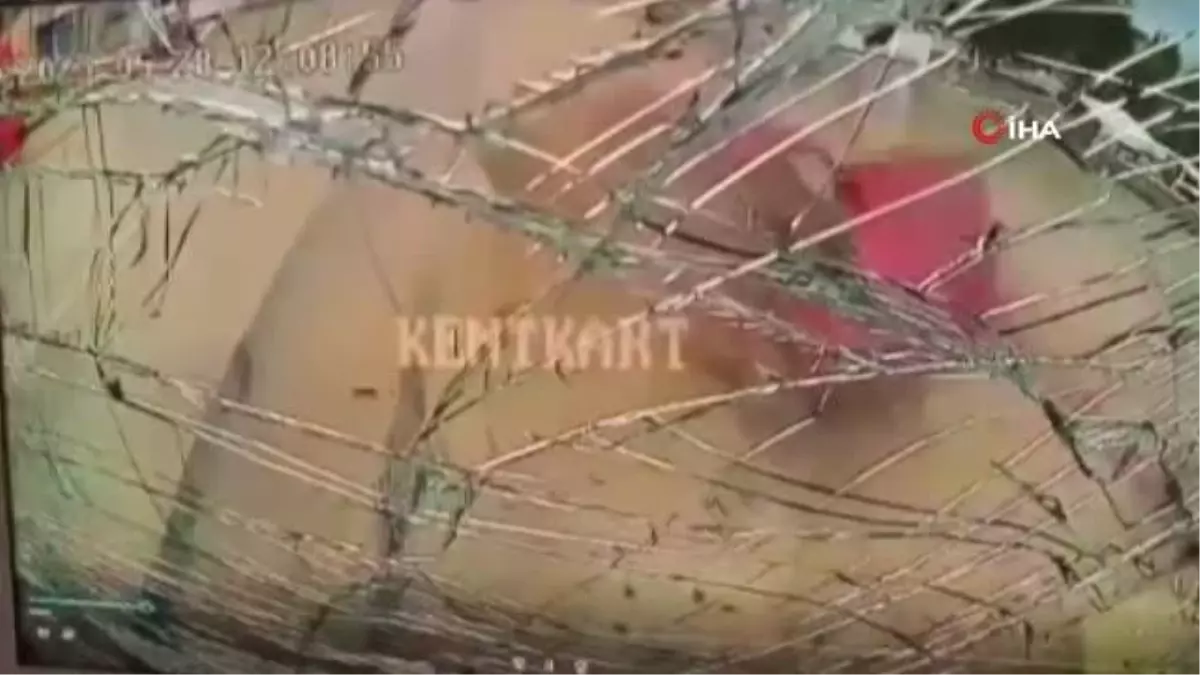 Erzurum'da bir kişinin hayatını kaybettiği kaza kamerada