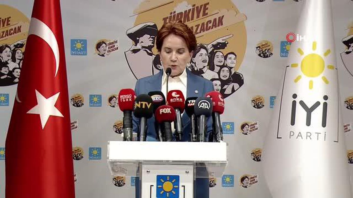 İYİ Parti lideri Akşener: 'Millet iradesi başımızın tacıdır'