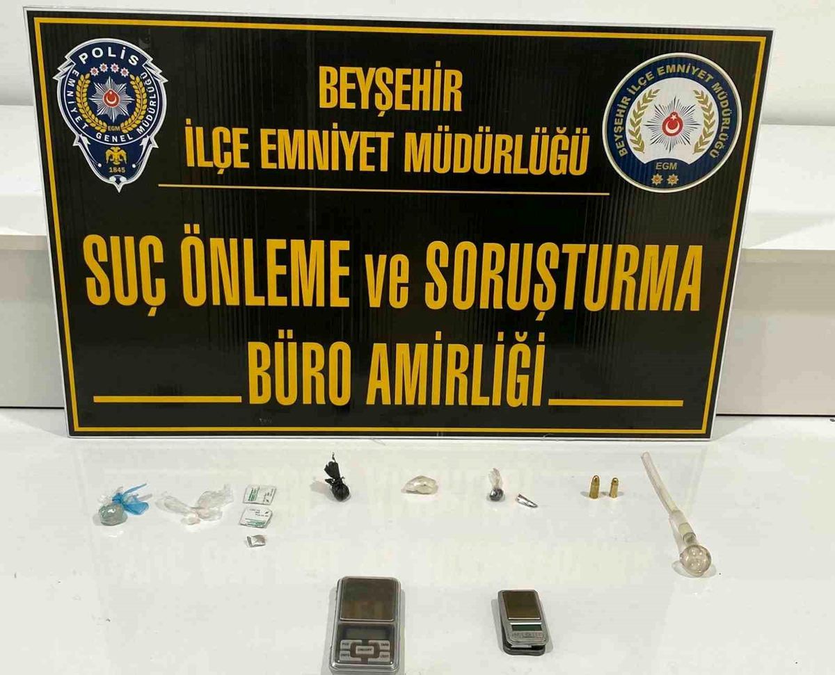 Konya Beyşehir'de Uyuşturucu Operasyonu: 7 Gözaltı, 2 Tutuklama