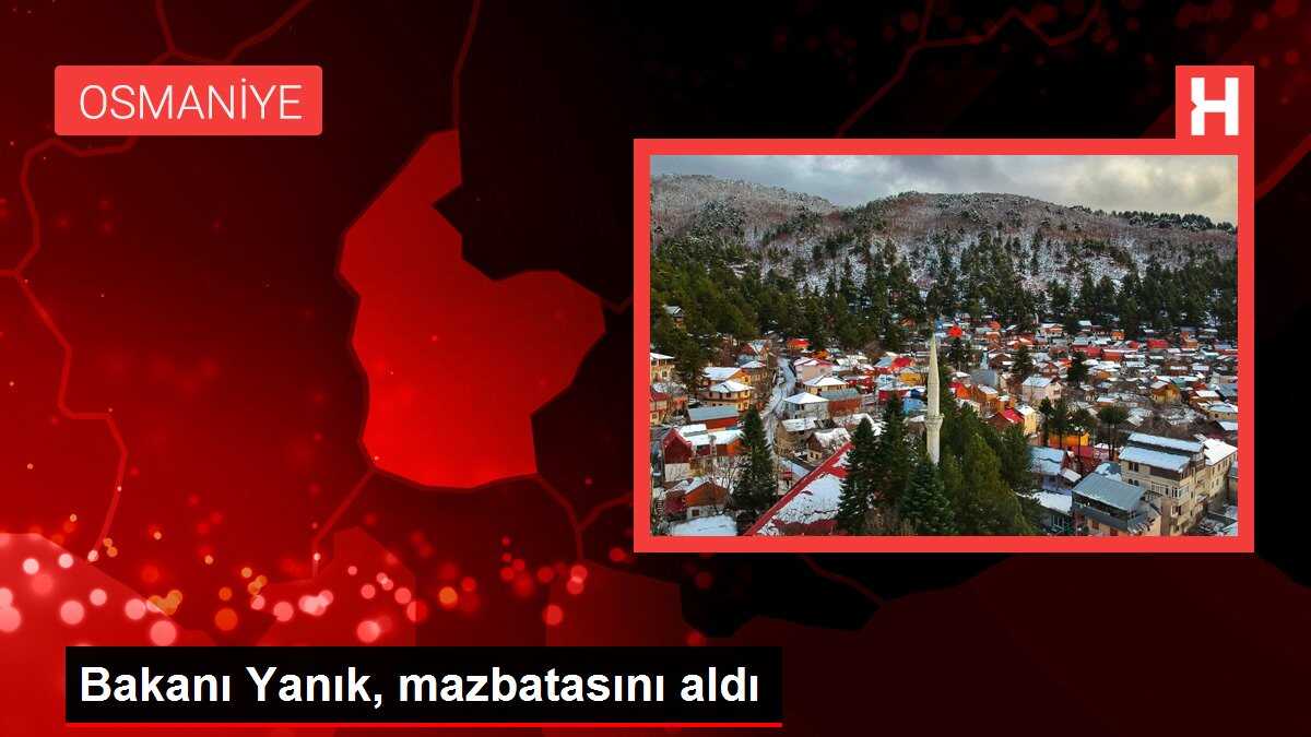 Bakanı Yanık, mazbatasını aldı