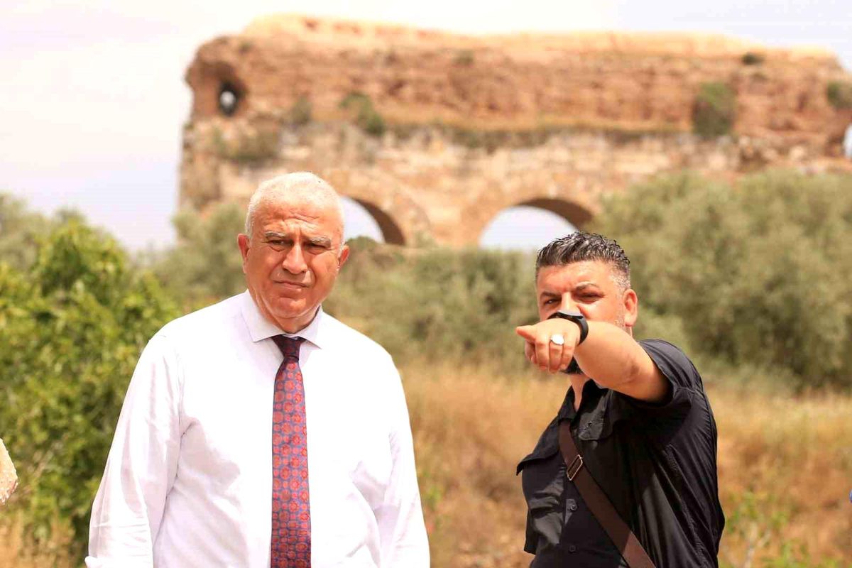 Başkan Atay, Tralleis'teki çalışmaları yerinde inceledi