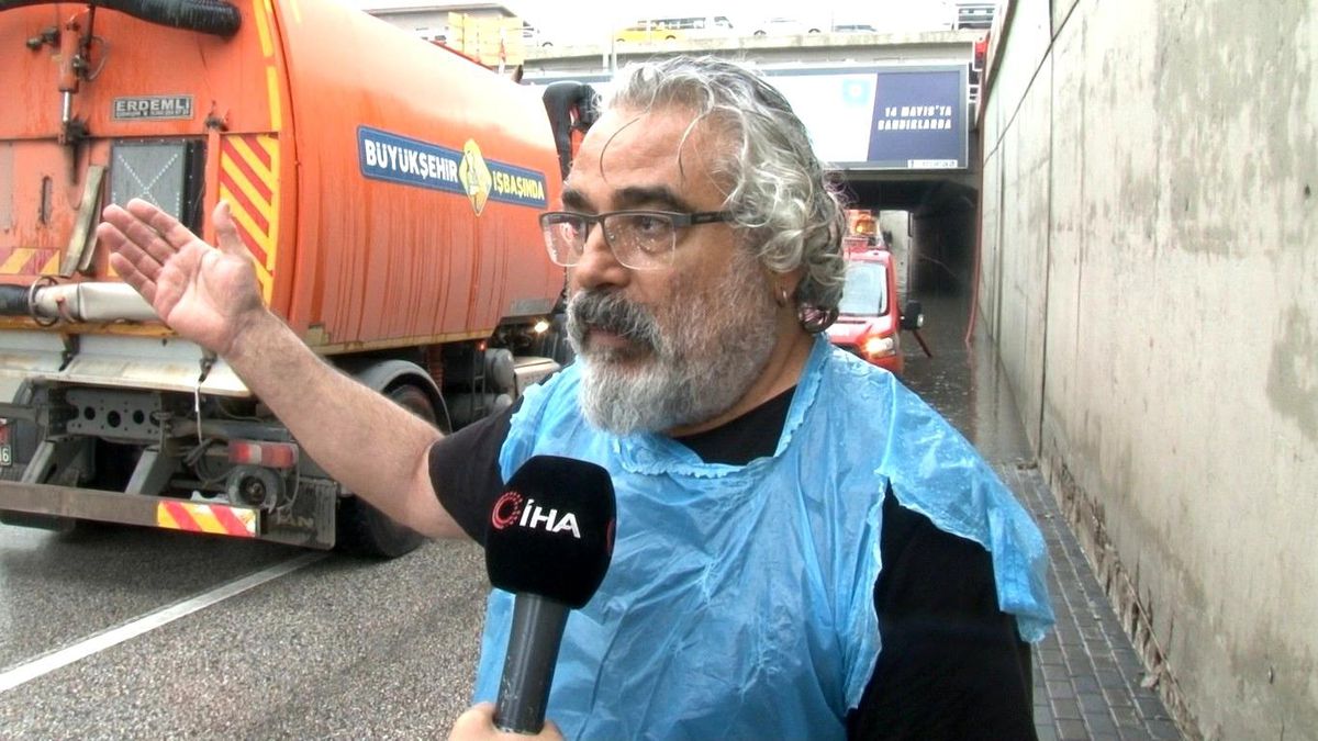 Ankara'da Tandoğan Köprüsü Altında Su Baskını: Mahsur Kalan Vatandaş Kurtarıldı
