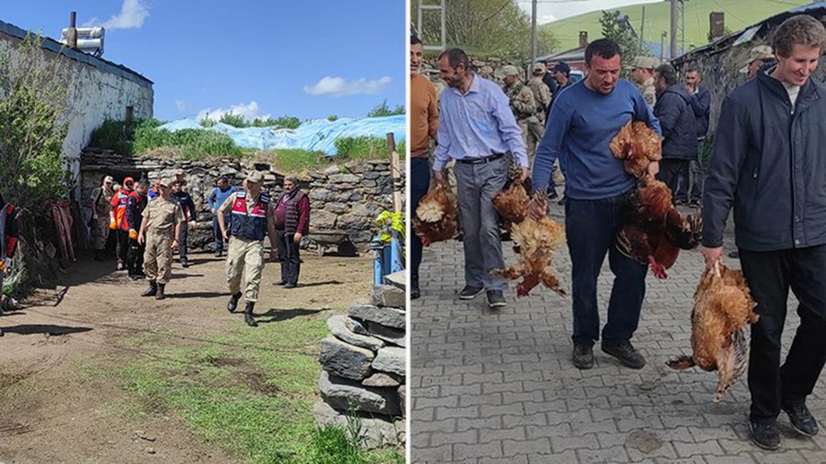 Kars'ta yaşlı çift, şiddetli yağış nedeniyle çöken ahırda hayatını kaybetti