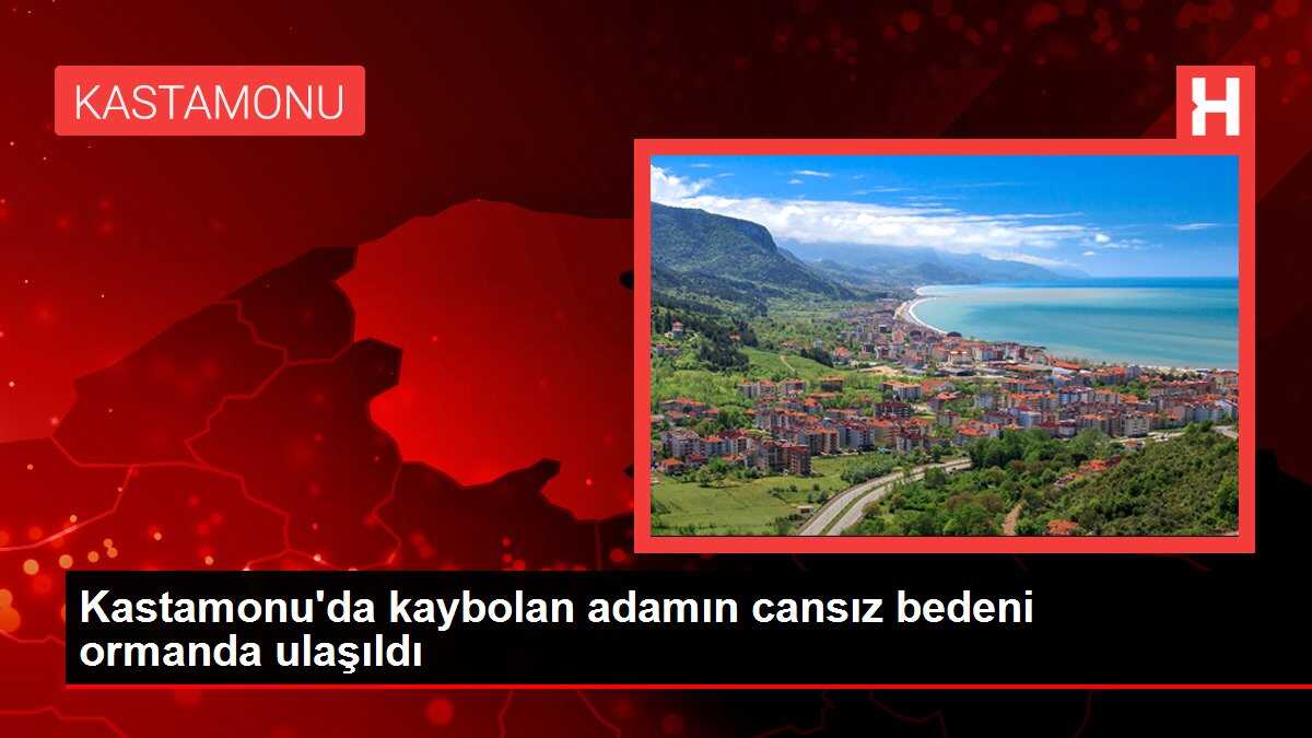 Kastamonu'da kaybolan adamın cansız bedeni ormanda ulaşıldı