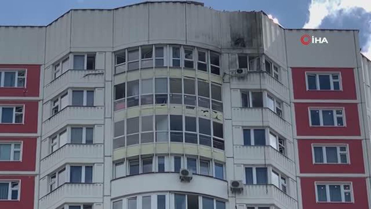 Moskova'ya İHA saldırısı Rusya'dan Kiev'e saldırı: 1 ölü