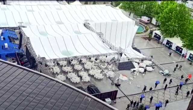 TOBB Genel Kurulu'nda Branda Çatı Çöktü: 6 Yaralı