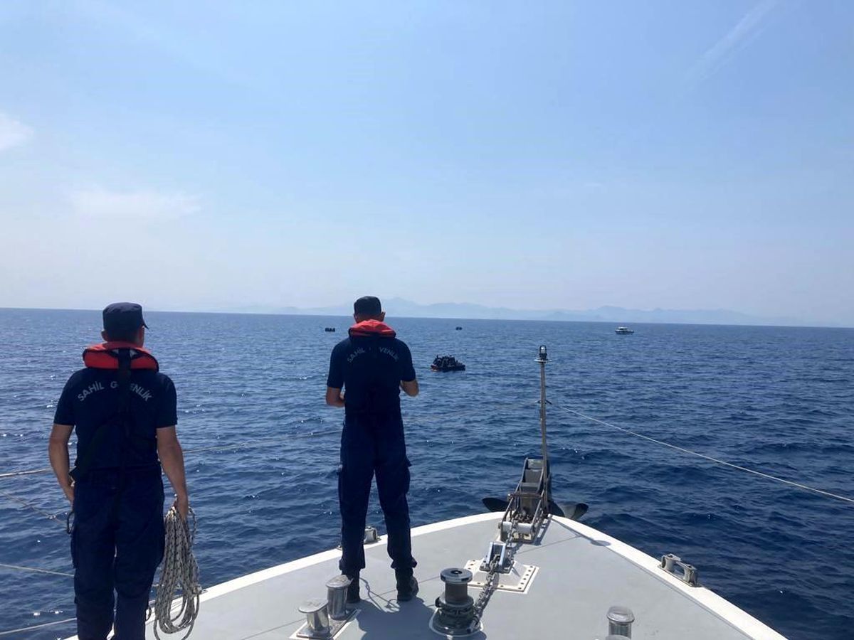 Aydın'da 84 düzensiz göçmen kurtarıldı