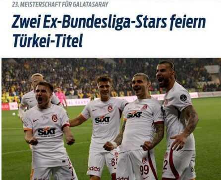 Dünya, Galatasaray'ın şampiyonluğunu konuşuyor! Tek bir ismi öne çıkardılar Dünya, Galatasaray'ın şampiyonluğunu konuşuyor! Tek bir ismi öne çıkardılar