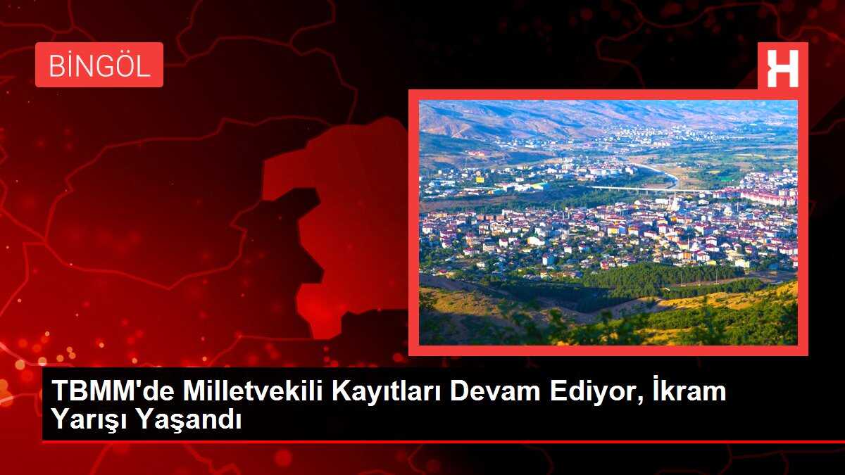TBMM'de Milletvekili Kayıtları Devam Ediyor, İkram Yarışı Yaşandı