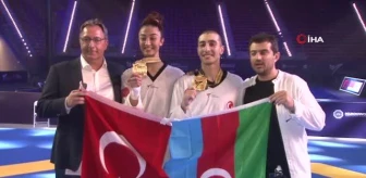 Dünya Tekvando Şampiyonası'nda Hakan Reçber ve Nafia Kuş'tan çifte altın madalya