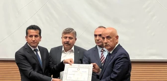 Bakan Kirişci Kahramanmaraş milletvekilliği mazbatasını aldı