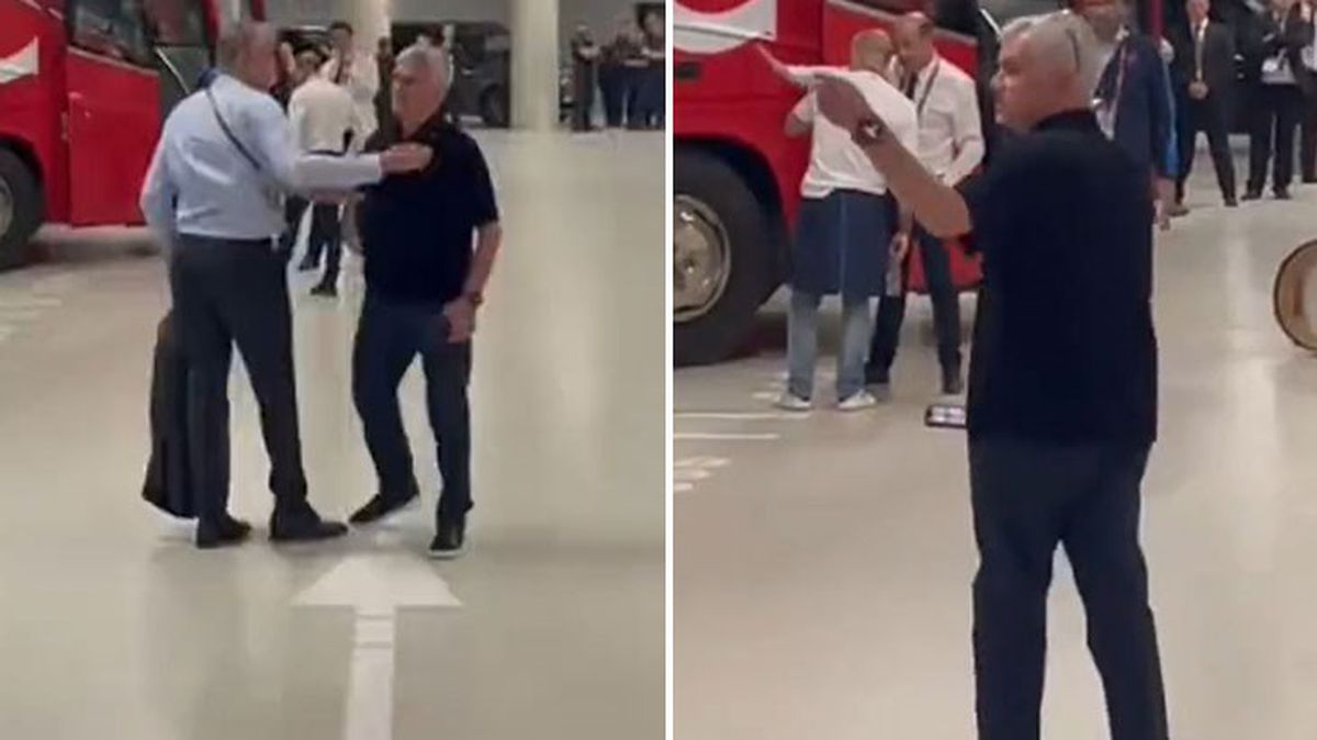 Dev final sonrası stadın otoparkında hakemle karşılaşan Mourinho öfke nöbeti geçirdi: Eve ölü olarak gidiyoruz