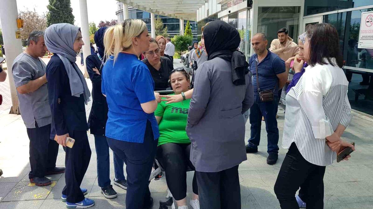 Karabük'te Hastanede Temizlik Görevlisine Saldırı