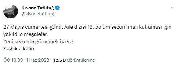 Kıvanç Tatlıtuğ, seçim sonucunun ardından meşale yakıp kutlama yaptığı iddiasını yalanladı Kıvanç Tatlıtuğ, seçim sonucunun ardından meşale yakıp kutlama yaptığı iddiasını yalanladı