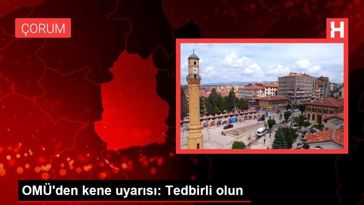 OMÜ'den kene uyarısı: Tedbirli olun