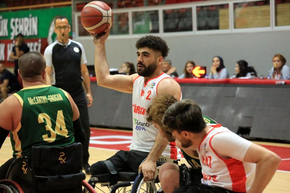 Tekerlekli Sandalye Basketbol Kıtalararası Kupası'nda Türkiye galibiyetle başladı