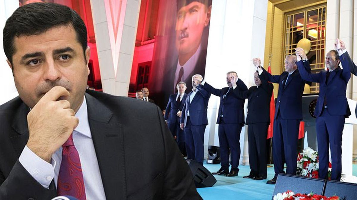 Zekeriya Yapıcıoğlu ile Mustafa Destici'nin el ele poz vermesi Demirtaş'ı rahatsız etti