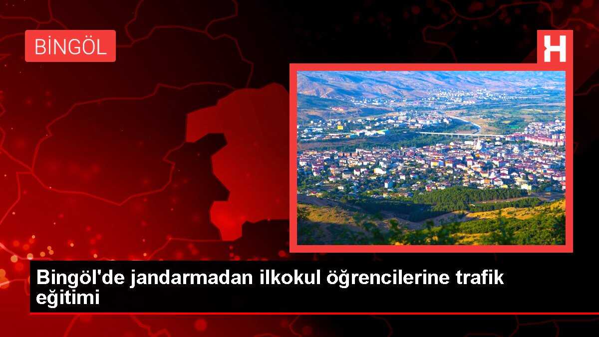 Bingöl'de Jandarmadan İlkokul Öğrencilerine Trafik Eğitimi