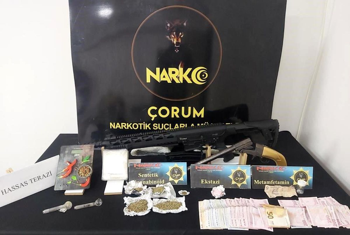 Çorum'da Narkotik Operasyonlarında 44 Tutuklama