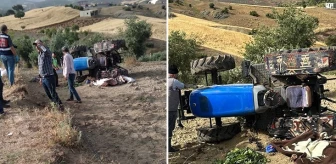 Gaziantep'te traktör şarampole devrildi: 3 ölü, 1 yaralı