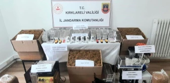 Kırklareli'nde kaçakçılık operasyonu: 48 bin 300 makaron ele geçirildi