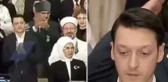 Mesut Özil, Cumhurbaşkanı Erdoğan'ın Beştepe'deki göreve başlama törenine katıldı