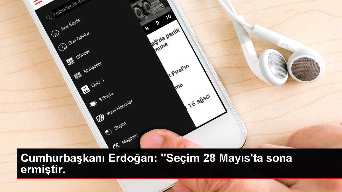 Cumhurbaşkanı Erdoğan: Seçim 28 Mayıs'ta sona erdi